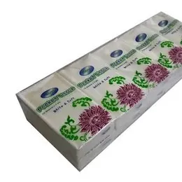 10 pack Mini Portable Handkerchief Pulp Paper Pocket Tissue .