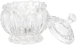 DELI Soda Lime Glass Candy Storage Jar