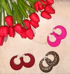 New Elegant Large Hoop Earrings High Fashion Earrings Exaggerated Face Skinny Earrings for Women