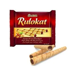 Ulker Rulokat Wafers â 24g | Crispy Chocolate Wafer Snack