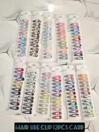 Hair Side Clip â 12Pcs Card | Stylish & Practical | Everyday Hair Accessory