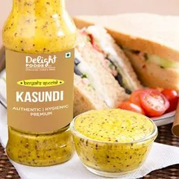 Delight Foods Bengali Kasundi | Mustard Sauce (Kasundi 400g x 4)FROM INDIA(SAM)
