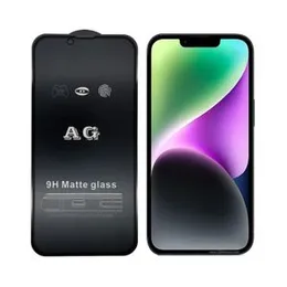 apple iPhone 14 Stylish Full Cover Matte Texture High Quality 2024 New Design MTB tempered Glass Protector Frosted Glass for apple iPhone 14