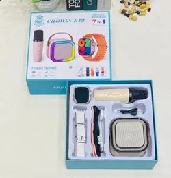 Crown K12 7-in-1 Smartwatch â Large 2.20" AMOLED Display with Mic, Speaker & Fitness Tracking