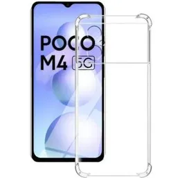 XIAOMI POCO M4 5G Shockproof Clear Case Transparent Back Cover For POCO M4 5G