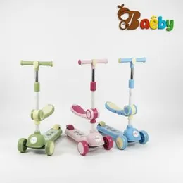 Na-6387 scooter | Foldable Scooter Adjustable Height Handlebars Mini Scooter 3 Wheeled Scooter