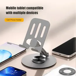360° Rotating Metal Desktop Mobile Phone Holder – Fully Adjustable & Foldable