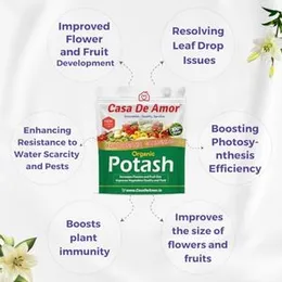 Casa De Amor Organic Potash Essential Fertilizer For Gardening (900 Gm), Granules (FROM INDIA)NUZ