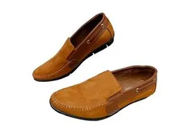 Men Tan colour Casual Slip on shoes