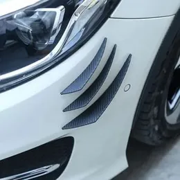 6 universal car front bumper fins