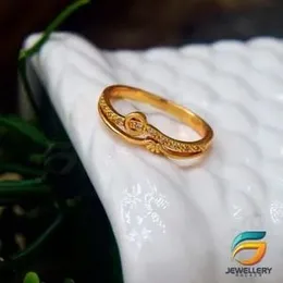 Exclusive Valentine's Collection Love Sparkling Dual Heart Cubic Zirconia GÃ³ld  Plated Rings for Women and Girl's (Mixed Sizes).