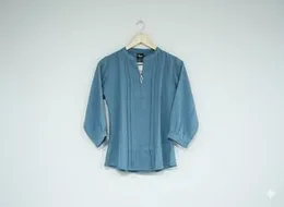 Premium Long Sleeve Cotton Zip-Up Textured Casual Top for Women