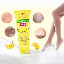 AICHUN BEAUTY Cracked Heel Cream Foot Care Banana Milk Cream Rough Dry Skin Baby Foot 80g