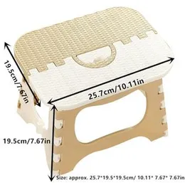 Folding stool with handle