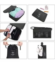 8pcs Travel Portable Storage Bag Set