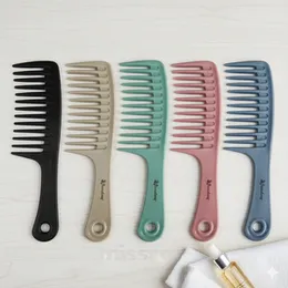 Large Tooth Comb Detangling Hair Comb for Curly Hair Colorful