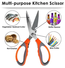 Multi-Function Stainless Steel Kitchen Scissors