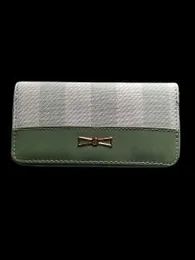 Ladies double zipper wallet
