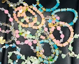 Pastel Dreams Beaded Charm Bracelet