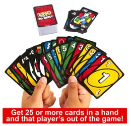 Uno Show 'em No Mercy Card Game - Mattel Games