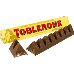 Toblerone Milk Chocolate with Honey & Almond Nougat 100g â Swiss Classic Bar