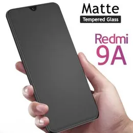 Redmi 9A Stylish Full Cover Matte Texture MTB tempered Glass Protector Redmi9A Frosted Glass for Xiaomi Mi Redmi 9 A