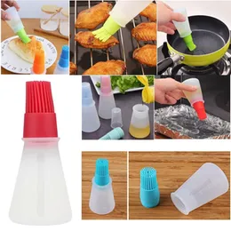 Silicone Oil Bottle Brush â Food-Grade Heat Resistant Basting Brush Bottle for BBQ, Baking & Cooking
