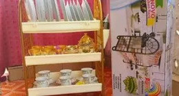 Plastic 3 Tier Kitchen Dish Rack With Spoon Holder