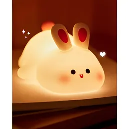 Big Face Rabbit LED Night Lamp