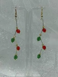 Christmas Theme Beaded Earrings