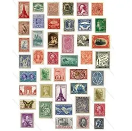 Postage Foreign Old Used Stamps (Pack of 50)