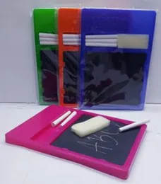 . Kids Black board  With 3 chalks + duster . Kids Black board With 3 chalks + duster .