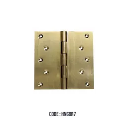 BRASS BEARING HINGES (SATIN) 6 X 4 X 4MM