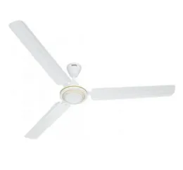 Usha Ceiling Fan Atom Ex 56 Rich White 1400mm 70W Copper Motor 280 RPM 3 Aluminium Blades 221-240 CMM Air Delivery 5 Speed Regulator 2 Year Warranty