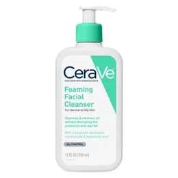 CeraVe Foaming Facial Cleanser 236ml | Gentle Cleansing for Normal to Oily Skin