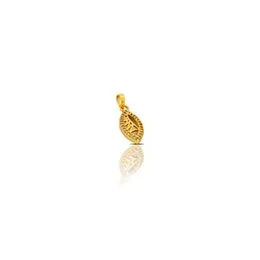 Gold Plated Vertical Charm Pendant White Stones Pendant For Women.