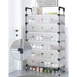 CleanStepâ¢ 7-Layer Dustproof Shoe Rack Organizer,