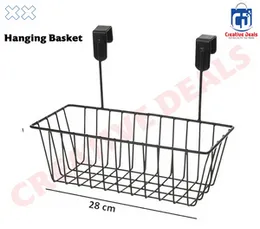 Hanging Basket Bathroom Shelf | Rustproof Shower Caddy | Adhesive Wall Organizer