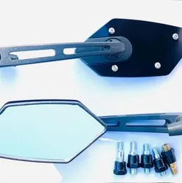 Universal Metal arm side mirror 2 pcs for all bikes Black Colour