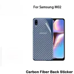 Carbon Fibre back sticker For Samsung Galaxy M02