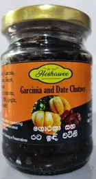 Pure Goraka & Date Chutney 150g, Premium Goraka and Dates Chutney, Traditional Sri Lankan Flavor, Perfect for Rice & Snacks