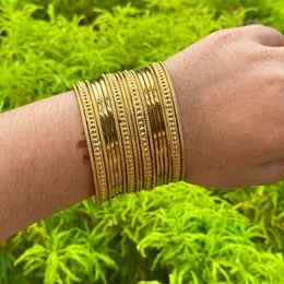 Beautiful Fancy Shine Gold & Silver Color Bangle Set for Women & Girls