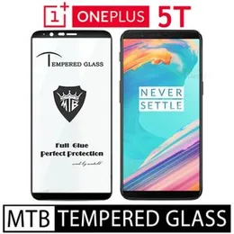 OnePlus 5T Branded MTB High Quality Screen Protector Full Glue 9D MTB tempered Glass for OnePlus 5T