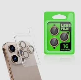 Tempered Glass Camera Lens Protector Film Set for iPhone 16 Pro / 16 Pro Max
