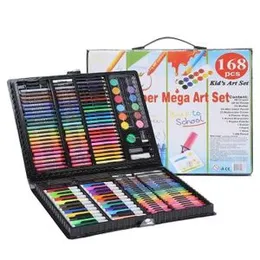 168 Pcs Art Supplies for Kids, Deluxe Kids Art Set for Drawing Painting