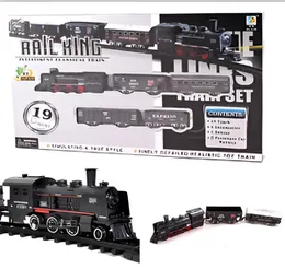 Rail King 19-Piece Battery Operated Train Set