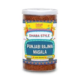 Delight Foods Dhaba Style Punjabi Rajma Masala - Hand Ground - (100g) | Reusable Can | with Pre Mixed Garam Masala FROM INDIA(SAM)