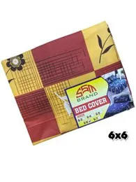 Printed Bed Cover Mattress Protector 72âÃ72â (6Ã6) â 6â Thick Mattress