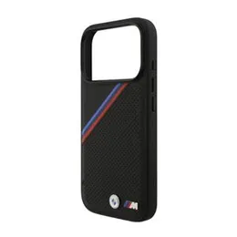 BMW Magsafe Pu Leather Case For iPhone 17 Pro / 17 Pro Max â Black