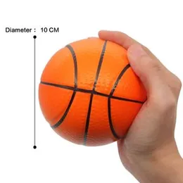 10cm Baby Soft Foam Ball Toy - Basketball Anti Stress Squeeze Balls PU Sponge Outdoor Sports Games Toys for Kids Children